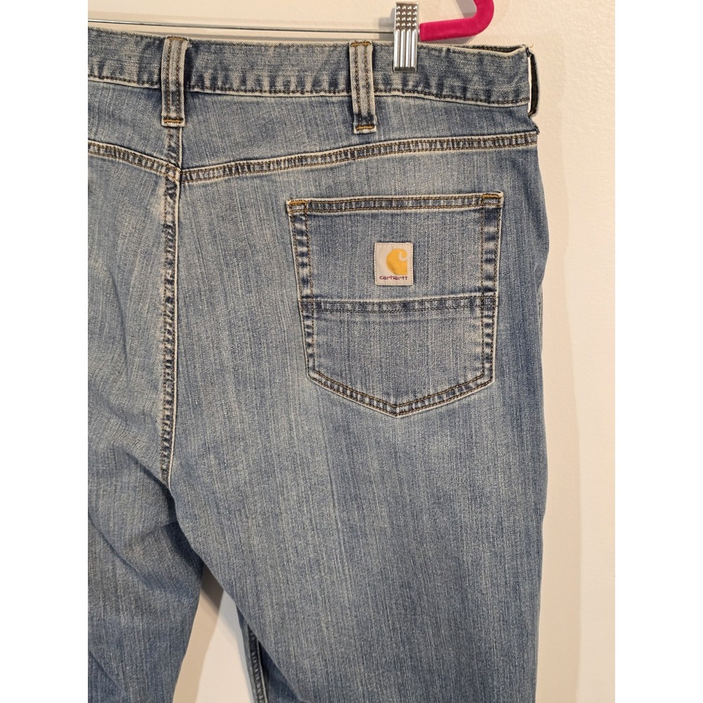Carhartt Relaxed Fit Men's Blue Denim Jeans Tag Size 42x34 Measured 40x32.5